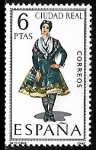 Stamps Spain -  Trajes Típicos Españoles -  Ciudad Real