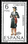 Stamps Spain -  	 Trajes Típicos Españoles - Córdoba