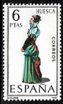 Stamps Spain -  	 Trajes Típicos Españoles - Huesca