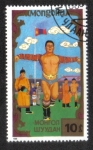 Stamps Mongolia -  Deportes Tradicionales