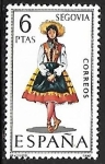 Sellos de Europa - Espaa -  Trajes Típicos Españoles - Segovia