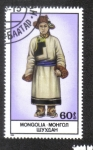 Stamps Mongolia -  Traje nacional