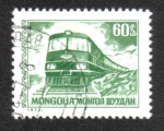 Stamps Mongolia -  Servicios Postales, Tren