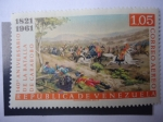 Sellos de America - Venezuela -  Batalla de Carabobo (1821) - 140° Aniversario de la Batalla de Carabobo, 1821 al 1961.
