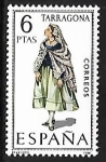 Stamps Spain -  Trajes Típicos Españoles - Tarragona