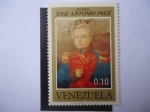 Stamps Venezuela -  José Antonio Páez (1790-1873) - 1 er. Centenario de su muerte, 1873 al 1973