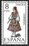 Stamps Spain -  Trajes Típicos Españoles - Zamora