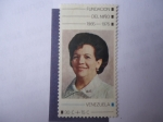 Stamps Venezuela -  Fundación del Niño - Carmen América Fernández de Leoni (1919-1973)