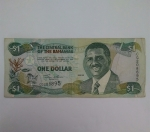 monedas de America - Bahamas -  2001 - one dollar