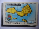 Stamps Venezuela -  Estado Nueva Esparta - Escuda de Armas.