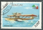 Stamps Laos -  Avion