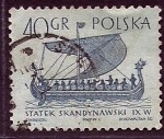 Stamps Poland -  Barco