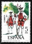 Stamps Spain -  Uniformes militares - Fusilero del Regimiento de Victoria