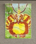 Sellos de Europa - Francia -  Orcquidea Papillon