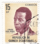 Sellos de Africa - Guinea Ecuatorial -  Fernando Nvara Engonga