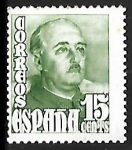 Stamps Spain -  General Franco