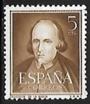 Stamps Spain -  Literatos - Calderón de la Barca