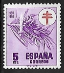 Stamps Spain -  Pro-tuberculosos - Adorno navideño