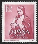 Stamps Spain -  Año Mariano - Inmaculada