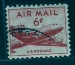 Stamps United States -  Avion