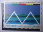Stamps Venezuela -  III Conferencia sobre el Derecho  del Mar - Olas.