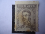 Stamps Argentina -  José Francisco de San Martín (1778-1850)