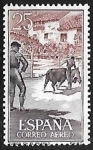 Stamps Spain -  Fiesta nacional de Tauromaquia - Encierro