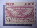 Stamps Peru -  Unidad Vecinal N° 3 - Julio 1° de 1949