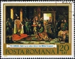Stamps Romania -  Primera unión de estados rumanos, 375. ° aniversario, 