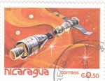 Stamps Nicaragua -  Aeronautica-