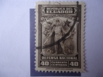 Stamps Ecuador -  Timbre patriótico - Defensa Nacional - (Emisión: Impuesto Postal)
