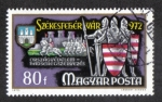 Stamps Hungary -  Milenio de la ciudad de Szekesfehervar, Caballeros (Defensa del país)