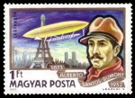 Stamps Hungary -  Historia de Aeronaves