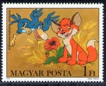 Stamps Hungary -  Vuk el cahorro de Zorra