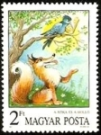 Stamps Hungary -  Cuentos de hadas El zorro y el cuervo, Fábulas de Esopo