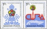 Stamps Hungary -  Festival de la Juventud, 11 ° Festival Mundial de la Juventud, La Habana