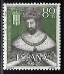 Stamps : Europe : Spain :  LXXV aniversario de la coronación de Nta. Sra. de la Merced
