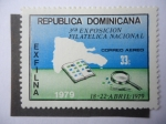 Stamps Dominican Republic -  3ra Exposición Filatélica Nacional - Exfilna - 18 al 22 Abril 1979. 