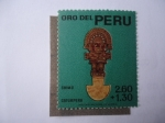 Stamps Peru -  Oro del Perú - Oro CHimú - Coturperu