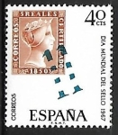 Stamps Spain -  Dia mundial del sello 1967