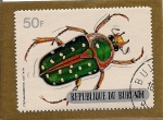 Stamps Burundi -  escarabajo