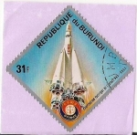 Stamps Africa - Burundi -  misiones espaciales