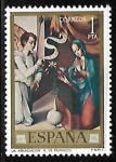 Stamps Spain -  Dia del sello -  Luis de Morales 