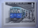 Sellos de Europa - Hungra -  Metro subterráneo-Budapest