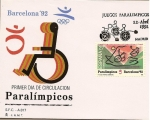Stamps : Europe : Spain :  Juegos Paralímpicos Barcelona 92  SPD