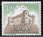 Stamps Spain -  Castillos de España - Mombeltran (Avila) 