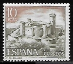 Stamps Spain -  Castillos de España - Bellver (Mallorca)