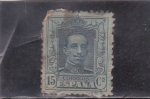 Stamps : Europe : Spain :  Alfonso XIII- tipo Vaquer (34)
