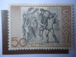 Stamps Greece -  Diagoras de Rhodes