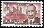 Stamps Spain -  Personajes españoles - Antonio Palacios